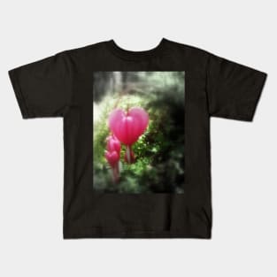 red bleeding hearts #10 Kids T-Shirt